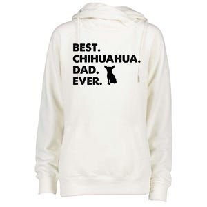 Father Of Chihuahuas Best Chihuahua Dad Ever Gift Womens Funnel Neck Pullover Hood