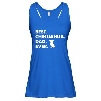 Father Of Chihuahuas Best Chihuahua Dad Ever Gift Ladies Essential Flowy Tank