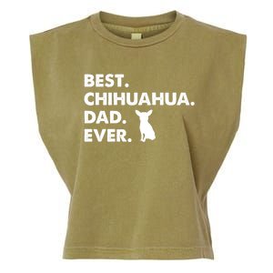 Father Of Chihuahuas Best Chihuahua Dad Ever Gift Garment-Dyed Women's Muscle Tee