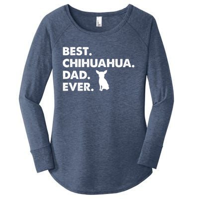 Father Of Chihuahuas Best Chihuahua Dad Ever Gift Women's Perfect Tri Tunic Long Sleeve Shirt