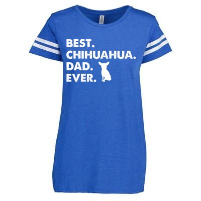 Father Of Chihuahuas Best Chihuahua Dad Ever Gift Enza Ladies Jersey Football T-Shirt