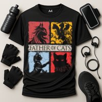 Father Of Cats Cat Lovers Cat Dad Fabulous Cooling Performance Crew T-Shirt