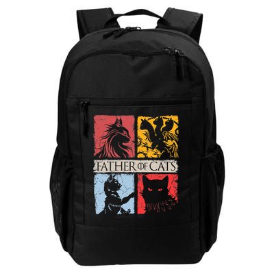 Father Of Cats Cat Lovers Cat Dad Fabulous Backpack