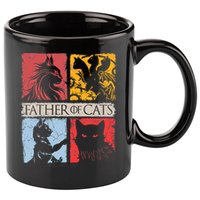 Father Of Cats Cat Lovers Cat Dad Fabulous 11oz C Handle Ceramic Mug