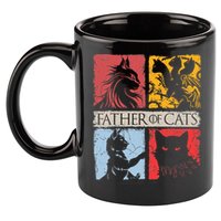 Father Of Cats Cat Lovers Cat Dad Fabulous 11oz C Handle Ceramic Mug