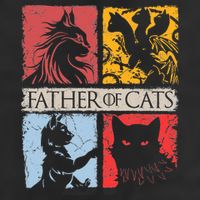 Father Of Cats Cat Lovers Cat Dad Fabulous 11oz C Handle Ceramic Mug