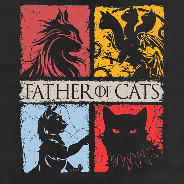 Father Of Cats Cat Lovers Cat Dad Fabulous 11oz C Handle Ceramic Mug