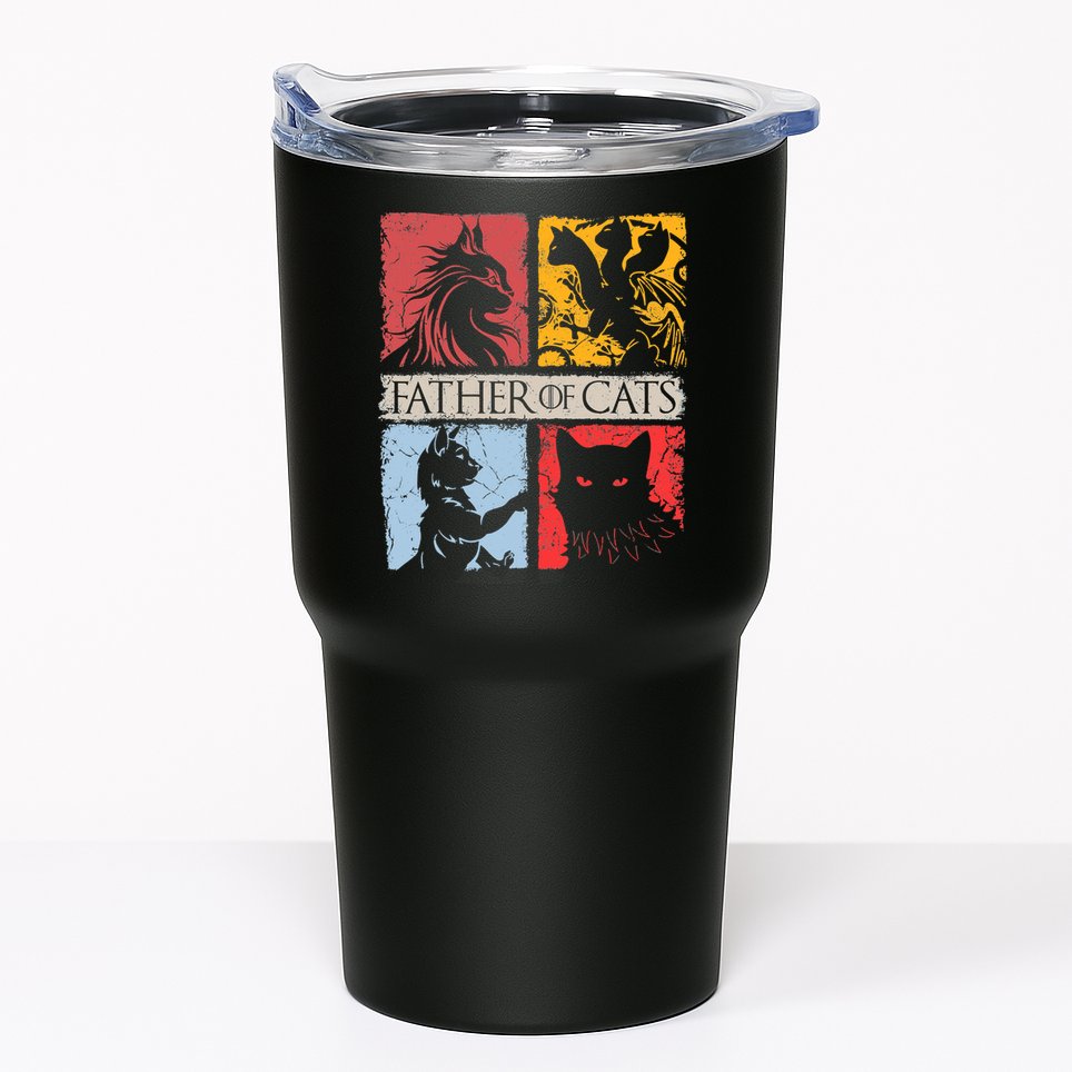 Father Of Cats Cat Lovers Cat Dad Fabulous Tumbler