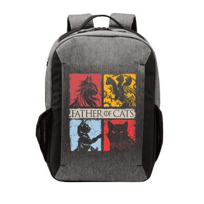 Father Of Cats Cat Lovers Cat Dad Fabulous Vector Backpack
