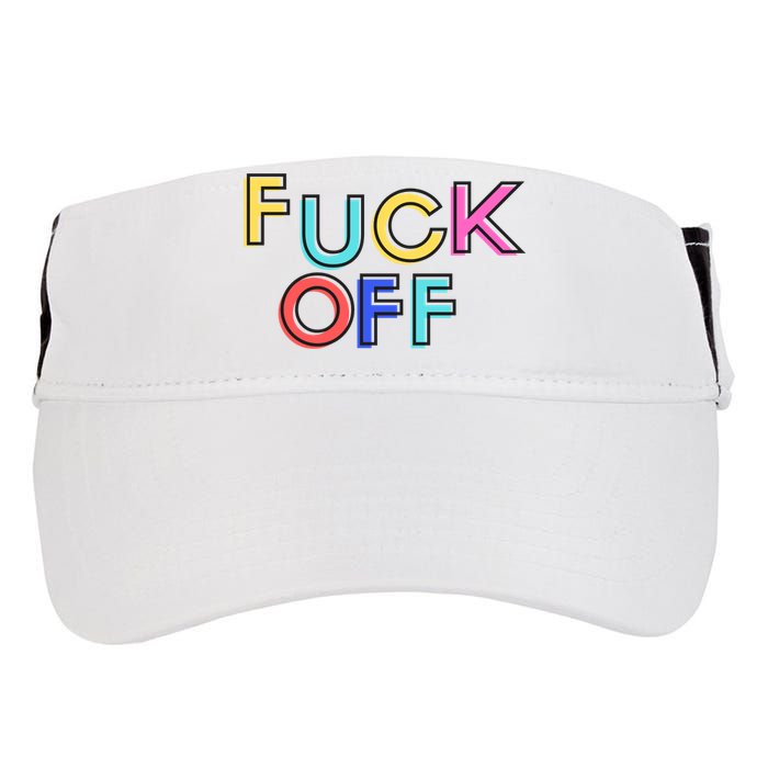 Fuck Off Colorful Funny Adult Drive Performance Visor