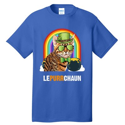 Funny Ocicat Cat Lepurrchaun St Patricks Day Gift Tall T-Shirt