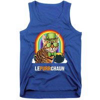 Funny Ocicat Cat Lepurrchaun St Patricks Day Gift Tank Top