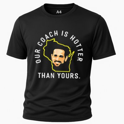 Funny Our Coach Is Hotter Than Yours Performance Shirt