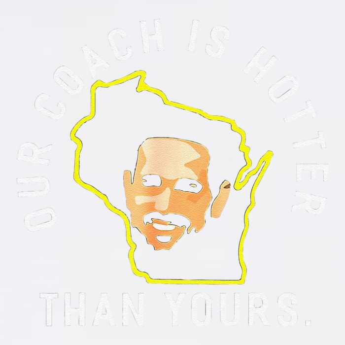Funny Our Coach Is Hotter Than Yours Garment-Dyed Sweatshirt