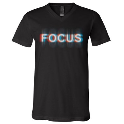 Focus V-Neck T-Shirt