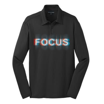 Focus Silk Touch Performance Long Sleeve Polo