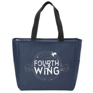 Fly Or Die Fourth Wing Funny Dragon Zip Tote Bag