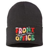 Front Office Dream Christmas Team Santa Hat Xmas Holiday Sustainable Knit Beanie