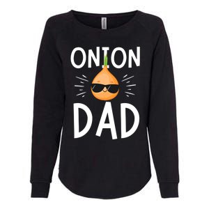 Funny Onion Dad Vegetable Fathers' Day Gardener Lover Gift Womens California Wash Sweatshirt