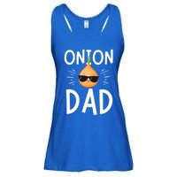 Funny Onion Dad Vegetable Fathers' Day Gardener Lover Gift Ladies Essential Flowy Tank