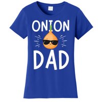 Funny Onion Dad Vegetable Fathers' Day Gardener Lover Gift Women's T-Shirt