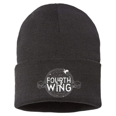 Fly Or Die Fourth Wing Funny Dragon Sustainable Knit Beanie