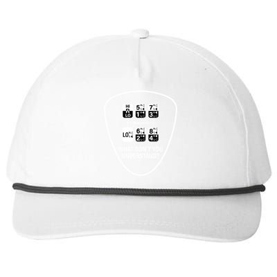 Funny Otr Driver 18 Speed Trucker Gift Snapback Five-Panel Rope Hat