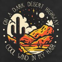 Funny On Dark Deserts Highway Classic Cool Wind In My Hair Cool Comfort Performance Bucket Hat