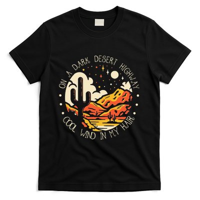 Funny On Dark Deserts Highway Classic Cool Wind In My Hair T-Shirt