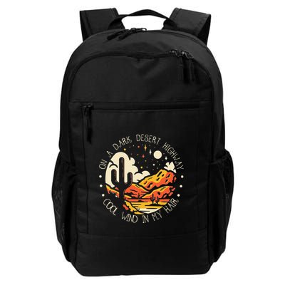 Funny On Dark Deserts Highway Classic Cool Wind In My Hair Backpack