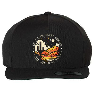 Funny On Dark Deserts Highway Classic Cool Wind In My Hair Wool Snapback Cap