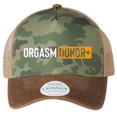 Funny Orgasm Donor Sexual Dirty Adult Humor Sarcastic Legacy Tie Dye Trucker Hat