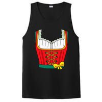 Funny Oktoberfest Dirndl Costume PosiCharge Competitor Tank