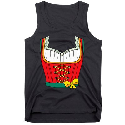 Funny Oktoberfest Dirndl Costume Tank Top