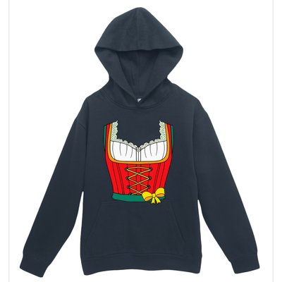 Funny Oktoberfest Dirndl Costume Urban Pullover Hoodie