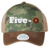 Five O Donut Funny Cop Legacy Tie Dye Trucker Hat