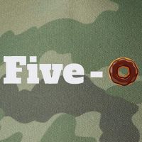 Five O Donut Funny Cop Legacy Tie Dye Trucker Hat