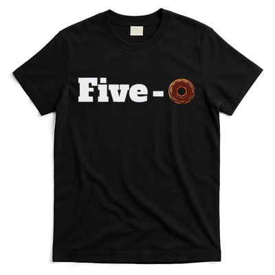Five O Donut Funny Cop T-Shirt