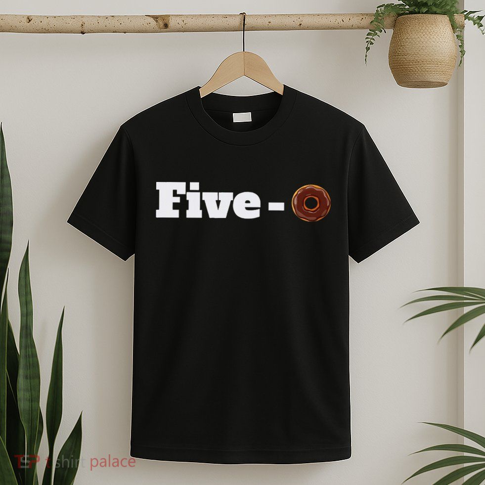 Five O Donut Funny Cop T-Shirt