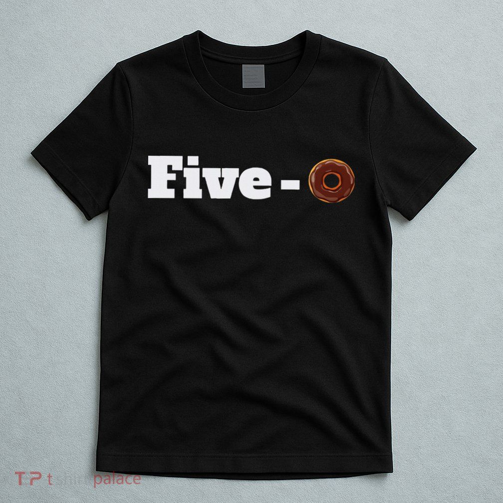 Five O Donut Funny Cop T-Shirt