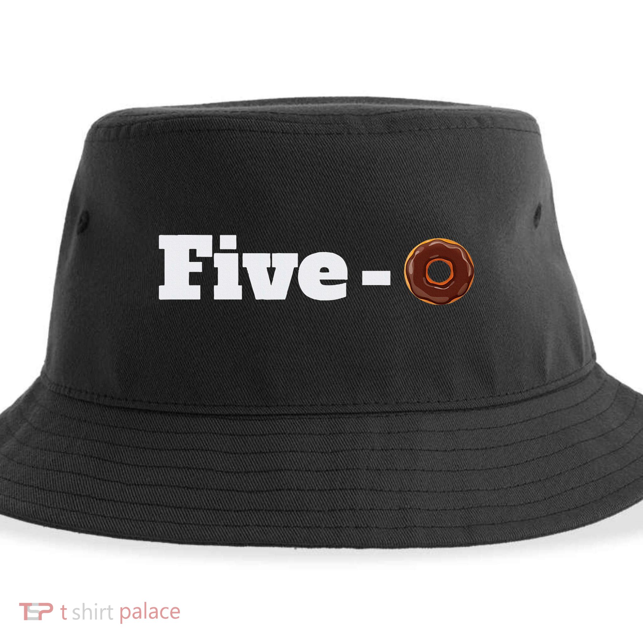 Five O Donut Funny Cop Sustainable Bucket Hat
