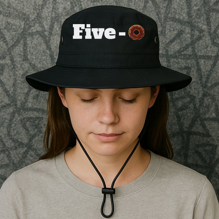 Five O Donut Funny Cop Bucket Hat