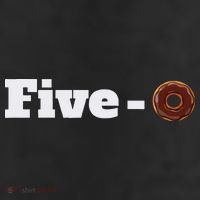 Five O Donut Funny Cop 11oz C Handle Ceramic Mug