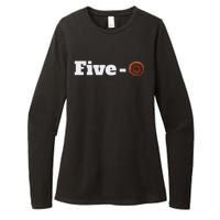 Five O Donut Funny Cop Womens CVC Long Sleeve Shirt