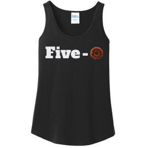 Five O Donut Funny Cop Ladies Essential Tank