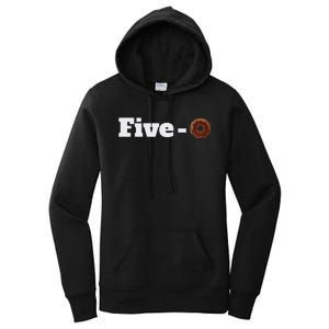 Five O Donut Funny Cop Women's Pullover Hoodie