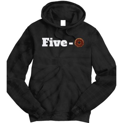 Five O Donut Funny Cop Tie Dye Hoodie