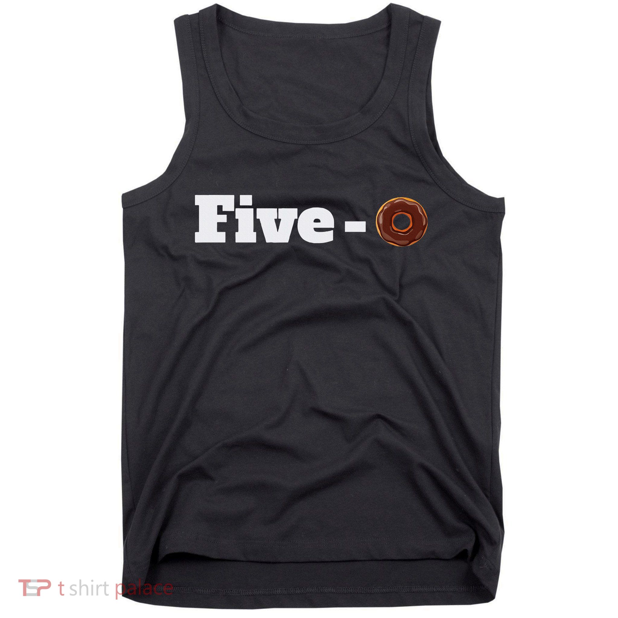 Five O Donut Funny Cop Tank Top