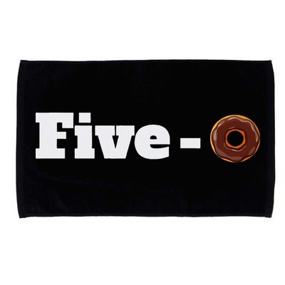 Five O Donut Funny Cop Microfiber Hand Towel