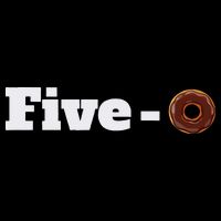 Five O Donut Funny Cop Cropped Pullover Crew